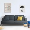 Scandinavische stijl stoffen 3-zitsbank Yana Kosten