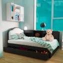 Frans bed 120x190 cm  met opbergruimte Sorik Aanbod