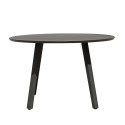Ronde tuinbijzettafel Ø 120cm modern design antraciet Akron Verkoop
