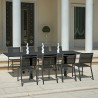 Uitschuifbare tuintafel 135-270x90cm voor buiten, geschikt voor 8-10 personen Fenis Verkoop