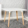 Scandinavisch design vierkante tafel 80x80cm Wooden Aanbod