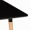 Scandinavisch design vierkante tafel 80x80cm Wooden Model