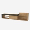 Modern hangend design tv-meubel met 1 deur en plank 180x32x42cm Trella Catalogus
