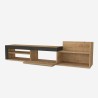 Modern hangend design tv-meubel met 1 deur en plank 180x32x42cm Trella Model