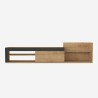 Modern hangend design tv-meubel met 1 deur en plank 180x32x42cm Trella Karakteristieken