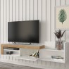 Modern hangend design tv-meubel met 1 deur en plank 180x32x42cm Trella Prijs