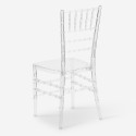 Set van 20 transparante stoelen voor horeca en evenementen Chiavarina Crystal Korting