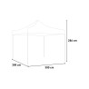 Opvouwbare ijzeren tuingazebo 3x3 voor camping, strand en beurzen Voorraad