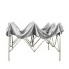 Opvouwbare tuin- en markttent 3x4,5 met PVC zeil Forecourt Korting