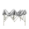 Opvouwbare tuinpaviljoen 3x3 waterdicht PVC doek Versa Afmetingen