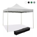 Opvouwbare tuinpaviljoen 3x3 waterdicht PVC doek Versa Aanbieding