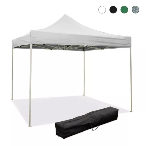 Opvouwbare tuinpaviljoen 3x3 waterdicht PVC doek Versa Aanbieding