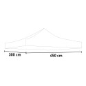 Vervangend dakdoek voor opvouwbare partytent 3x4,5 waterdichte overkapping Verkoop