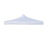 Wit vervangend doek voor vouwbare partytent dak 2x2 waterdicht klittenband Aanbieding