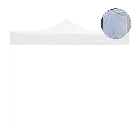 Zijwand opvouwbare tuinpaviljoen 3x6 met oprolbare deur Aanbieding