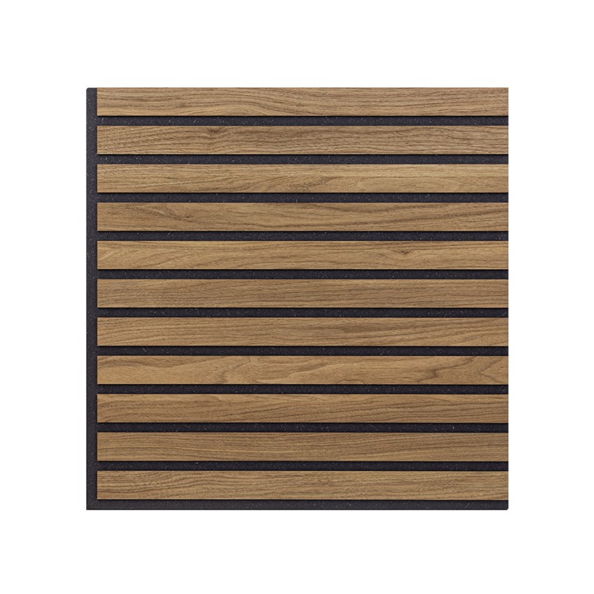 10 x decoratieve geluidsabsorberende panelen 58x58 cm walnoot Deco BN Aanbieding