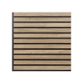 10x decoratief geluidsabsorberend paneel 58x58cm eikenhout Deco BR Aanbieding