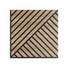 10 x decoratief akoestisch paneel in eikenhout 58x58cm Deco DR Aanbieding