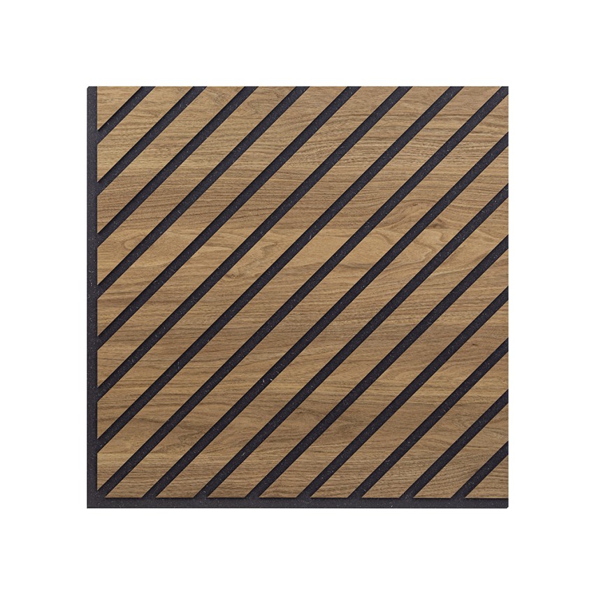 10 x akoestisch paneel decoratief hout walnoot 58x58 cm Deco CN Aanbieding