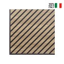 10 x decoratief akoestisch paneel 58x58cm eikenhout Deco CR Verkoop