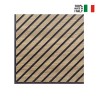 10 x decoratief akoestisch paneel 58x58cm eikenhout Deco CR Verkoop
