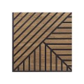 10 x decoratief geluidsabsorberend paneel walnoothout 58x58cm Deco AN Aanbieding