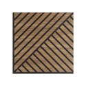 20 x decoratief paneel 58x58cm geluidsabsorberend walnoothout Deco MXN Keuze