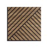 20 x decoratief paneel 58x58cm geluidsabsorberend walnoothout Deco MXN Keuze