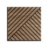 20 x decoratieve paneel 58x58cm geluidsabsorberend hout walnoot Deco MXN. Keuze
