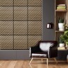 10 x decoratief akoestisch paneel 58x58cm eikenhout Deco CR Aanbod