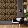 10 x decoratief geluidsabsorberend paneel walnoothout 58x58cm Deco AN Aanbod