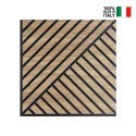 20 x decoratief eikenhouten akoestisch paneel 58x58cm Deco MXR Voorraad