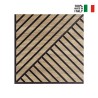 20 x decoratief eikenhouten akoestisch paneel 58x58cm Deco MXR Voorraad