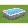 Bovengronds rechthoekig zwembad Bestway 56629 Power Steel 282x196x84cm 