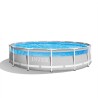 Bovengronds rond zwembad 427x107 cm Intex Prisma Frame Clearview 26722 Aanbieding