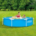 Rond bovengronds zwembad 244x51 cm Intex Metal Frame 28205 Aanbod