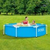Rond bovengronds zwembad 244x51 cm Intex Metal Frame 28205 Aanbod