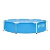 Rond bovengronds zwembad 244x51 cm Intex Metal Frame 28205 Aanbieding