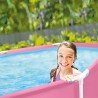 Zwembad bovengronds rond 244x76cm roze Intex Pink Metal Frame 28292 Voorraad
