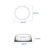 Bovengronds rond zwembad 427x107 cm Intex Prisma Frame Clearview 26722 Karakteristieken