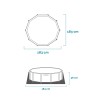 Rond Intex Canopy Metal Frame zwembad met zonneluifel 28209 Catalogus