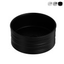 Waskom badkamersink opbouw rond 40x18cm mat keramiek Nordic Aanbod