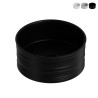 Waskom badkamersink opbouw rond 40x18cm mat keramiek Nordic Aanbod