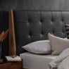 Houten kingsize tweepersoonsbed 180x200 cm met kunstleren hoofdbord Kate Aanbod