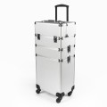 Schoonheidsspecialiste trolley make-up koffer met 4 wielen Sirius Aanbieding