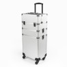 Schoonheidsspecialiste trolley make-up koffer met 4 wielen Sirius Aanbieding