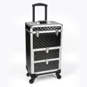Professionele make-up trolley met 2 lades en 4 wielen Cygnus Aanbieding