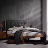 Houten kingsize tweepersoonsbed 180x200 cm met kunstleren hoofdbord Kate Aanbieding