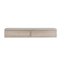Moderne Wandplank met 2 Laden Woonkamer Domino 