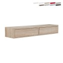 Moderne Wandplank met 2 Laden Woonkamer Domino Aanbieding
